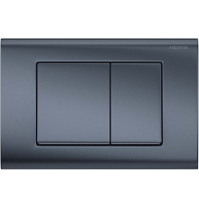 Панель смыва KDI 001C-1 оружейная сталь матовая квадратные клавиши KDI-0000033