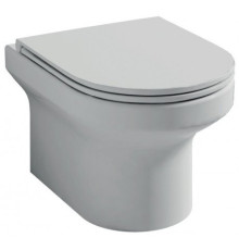 Унитаз подвесной безободковый Jacob Delafon Elite с тонким сиденьем микролифт EDX114RU-00