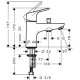 Смеситель для ванны на край ванны Hansgrohe Focus 31930000