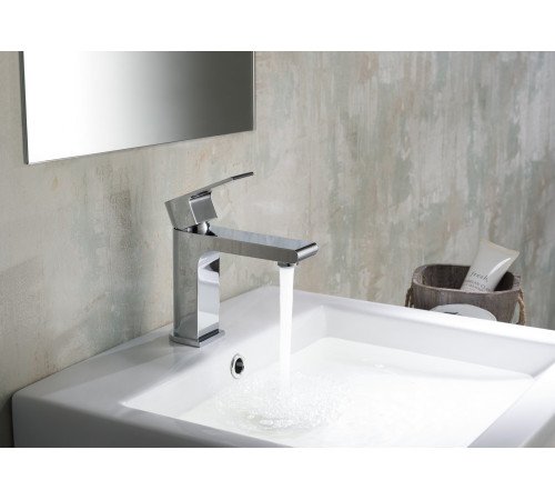 Смеситель для раковины Aquanet Лира 103 мм без донного клапана хром AQ1410CR