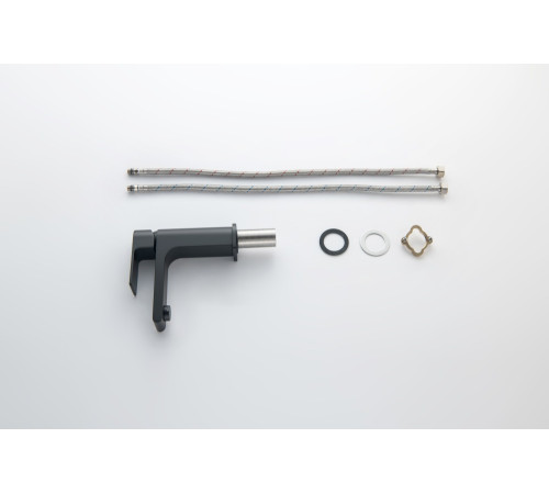 Смеситель для раковины Aquanet Лира 103 мм без донного клапана матовый черный AQ1410MB