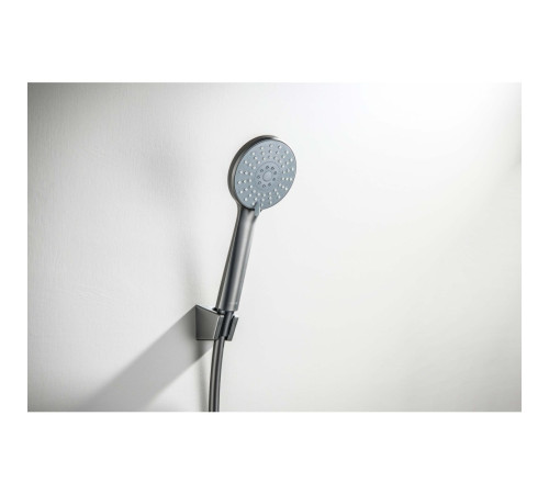 Душевой набор Aquanet Бетта 100 3jet оружейная сталь AQ2032BGM