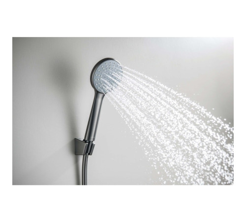 Душевой набор Aquanet Бетта 100 3jet оружейная сталь AQ2032BGM