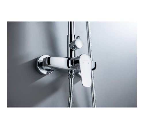 Душевая система со смесителем для душа Aquanet Бетта 220 мм хром AQ2160CR