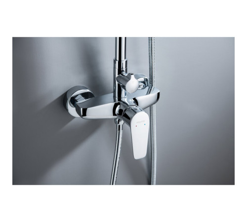 Душевая система со смесителем для душа Aquanet Бетта 220 мм хром AQ2160CR