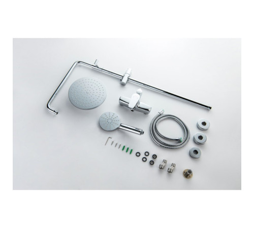 Душевая система со смесителем для душа Aquanet Бетта 220 мм хром AQ2160CR