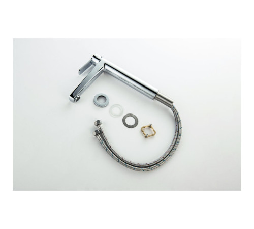 Смеситель для раковины Aquanet ЛУГАНО высокий 217 мм без донного клапана AQ1704CR