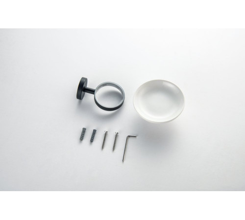 Мыльница Aquatek БЕТТА матовый черный AQ4603MB