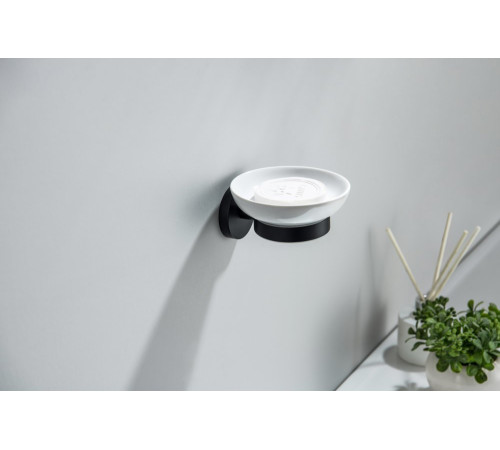 Мыльница Aquatek БЕТТА матовый черный AQ4603MB