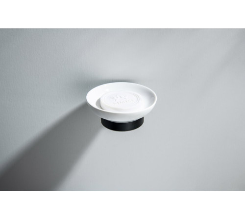 Мыльница Aquatek БЕТТА матовый черный AQ4603MB