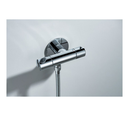 Комплект для гигиенического душа термостатический встроенный Aquanet Oberon смеситель, лейка, шланг, хром AQ1027CR