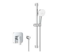 Душевой комплект GROHE CUBEO со смесителем скрытого монтажа и гарнитуром Tempesta Cube 110 хром 1053350000