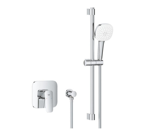 Душевой комплект GROHE CUBEO со смесителем скрытого монтажа и гарнитуром Tempesta Cube 110 хром 1053350000