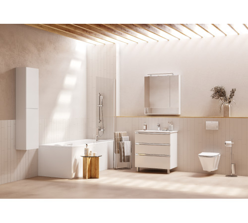 Комплект инсталляции с подвесным унитазом Roca The Gap Round Rimless и сиденьем Supralit микролифт 893105000