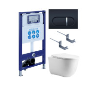 Комплект инсталляции с унитазом 4 в 1 AQUATEK КЛАССИК cm-045