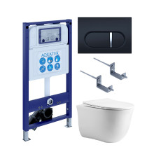 Комплект инсталляции с унитазом 4 в 1 AQUATEK КЛАССИК cm-045
