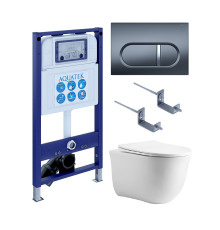 Комплект инсталляции с унитазом 4 в 1 AQUATEK КЛАССИК cm-050