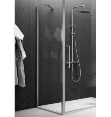 Боковая стенка Novellini Young 790-810х2000 мм профиль хром стекло прозрачное Y2F1B79-1K