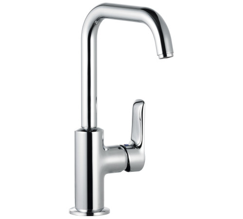 Смеситель для раковины Kludi PureSolid 205 мм высокий излив 5 л/мин 340240575