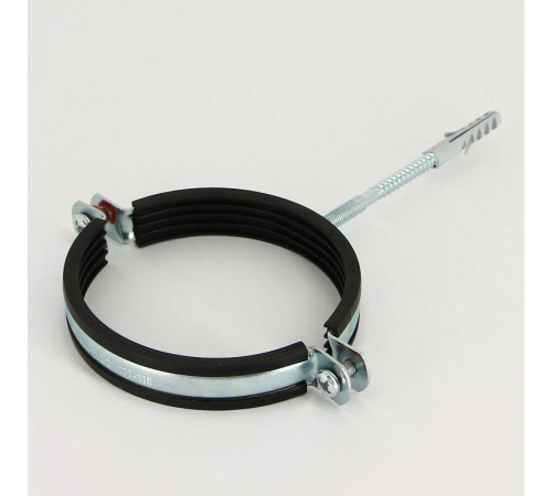 Хомут с резиновым уплотнителем, шпилькой и дюбелем Uni-Fitt 4 дюйма (107-116 мм) 850U0800