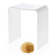 Табурет для душа Decor Walther Stone Stool 46x40x28 см напольный белый 0974750