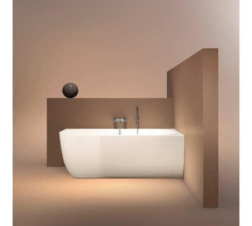 Ванна пристенная Treesse Cora 170x75 см акриловая правая белая V057BL00DX