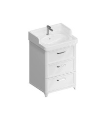 Тумба напольная Kerama Marazzi Pompei 60 см 3 ящика белый глянцевый PO.N.60.3\WHT