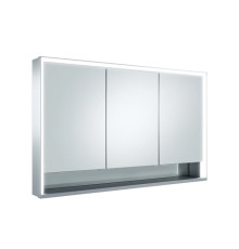 Зеркальный шкаф Keuco Royal Lumos 120x73.5x13 см 3-дверный алюминий 14325171301