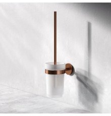 Стойка с ершиком для туалета AM.PM X-Joy розовое золото A85A33344