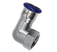 Угольник 90° Hoger 22х3/4 ВР пресс нержавеющая сталь SS5360605