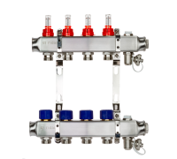 Комплект коллекторов Ридан SSM-4RF set с расходомерами и кронштейнами 4 контура 088U0954R