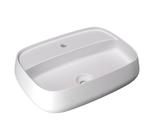 Раковина Ceramica Alice NUR 60x45x15 см Plan накладная белый матовый 33210109