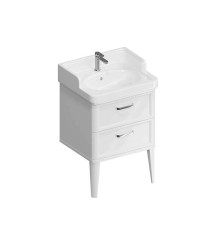 Тумба подвесная Kerama Marazzi Pompei 60 см 2 ящика белый глянцевый PO.M.60.2\WHT