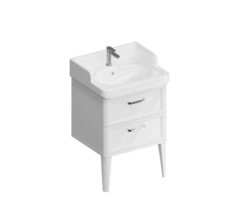 Тумба подвесная Kerama Marazzi Pompei 60 см 2 ящика белый глянцевый PO.M.60.2\WHT