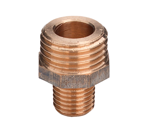 Ниппель редукционный Viega 1 x 1/2 бронза 458829