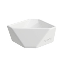 Чаша керамическая Laufen Home collection TRIO TRAY 105x100x40 мм настольная белая 8.7777.5.000.000.1