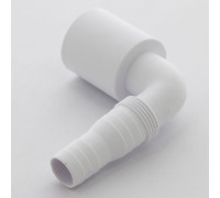 Адаптер McAlpine угловой 90° для слива бытовой техники 40 мм белый MRWMF40-90