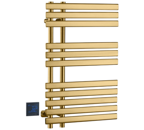 Полотенцесушитель электрический Boheme Venturo с панелью управления бронза матовая 723-BRB