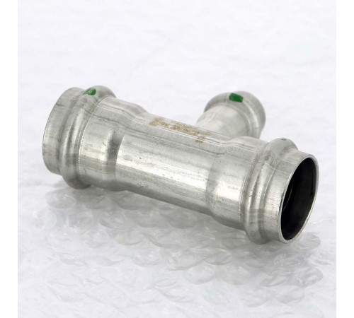 Тройник пресс Viega Sanpress Inox 28x15x28 мм нержавеющая сталь 435950