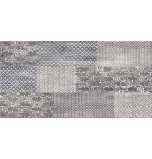 Плитка настенная Azori Pandora Grey Ornament 31.5x63 см 505731101