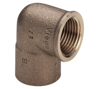 Угольник 90° Viega Sanpress бронза 28 мм x 1 наружная резьба 109561
