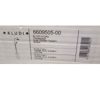 Душевая система Kludi A-QA с термостатом Хром 6609505-00