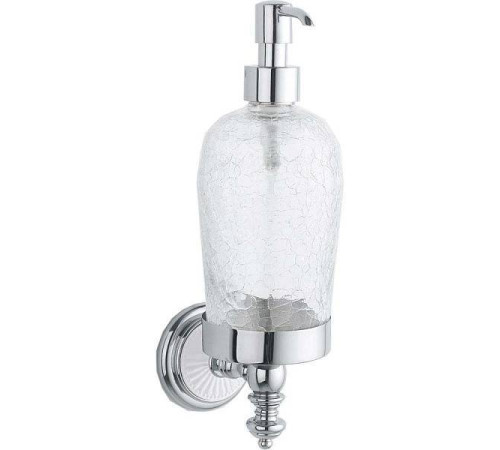 Дозатор для жидкого мыла Boheme Vogue подвесной хром 10147