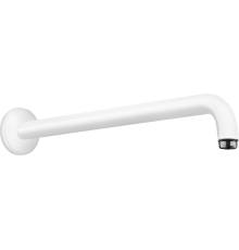 Держатель для upper душа hansgrohe 389 мм 1/2 белый матовый 27413700