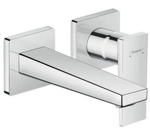 Смеситель для раковины Hansgrohe Metropol настенный внешняя часть излив 165 мм хром 32525000