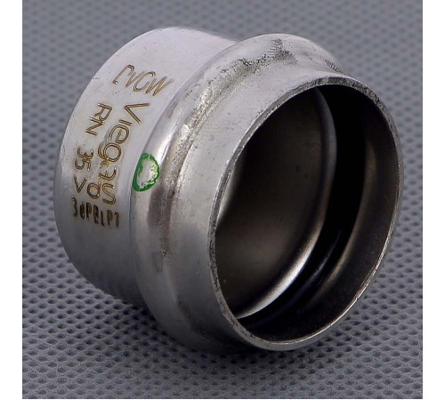 Заглушка пресс из нержавеющей стали Viega Sanpress Inox 35 мм 452896