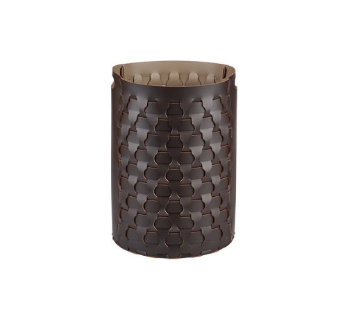 Корзина для белья ADJ Dubai круглая D40xH57 см шоколад/капучино 2057.06/04