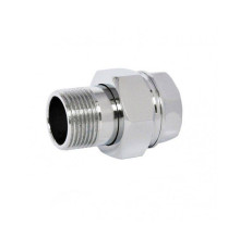 Сгон прямой Giacomini НВ 3/4 латунь хромированный R18X004