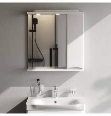 Зеркальный шкаф с подсветкой AM.PM Like 65 см правый белый глянец M80MPR0651WG