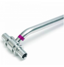 Трубка Т-образная REHAU из нержавеющей стали для подключения радиатора 20/250 мм 12663021001